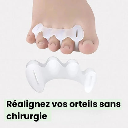 1 paire - Correcteur d'orteils en silicone