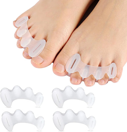 1 paire - Correcteur d'orteils en silicone